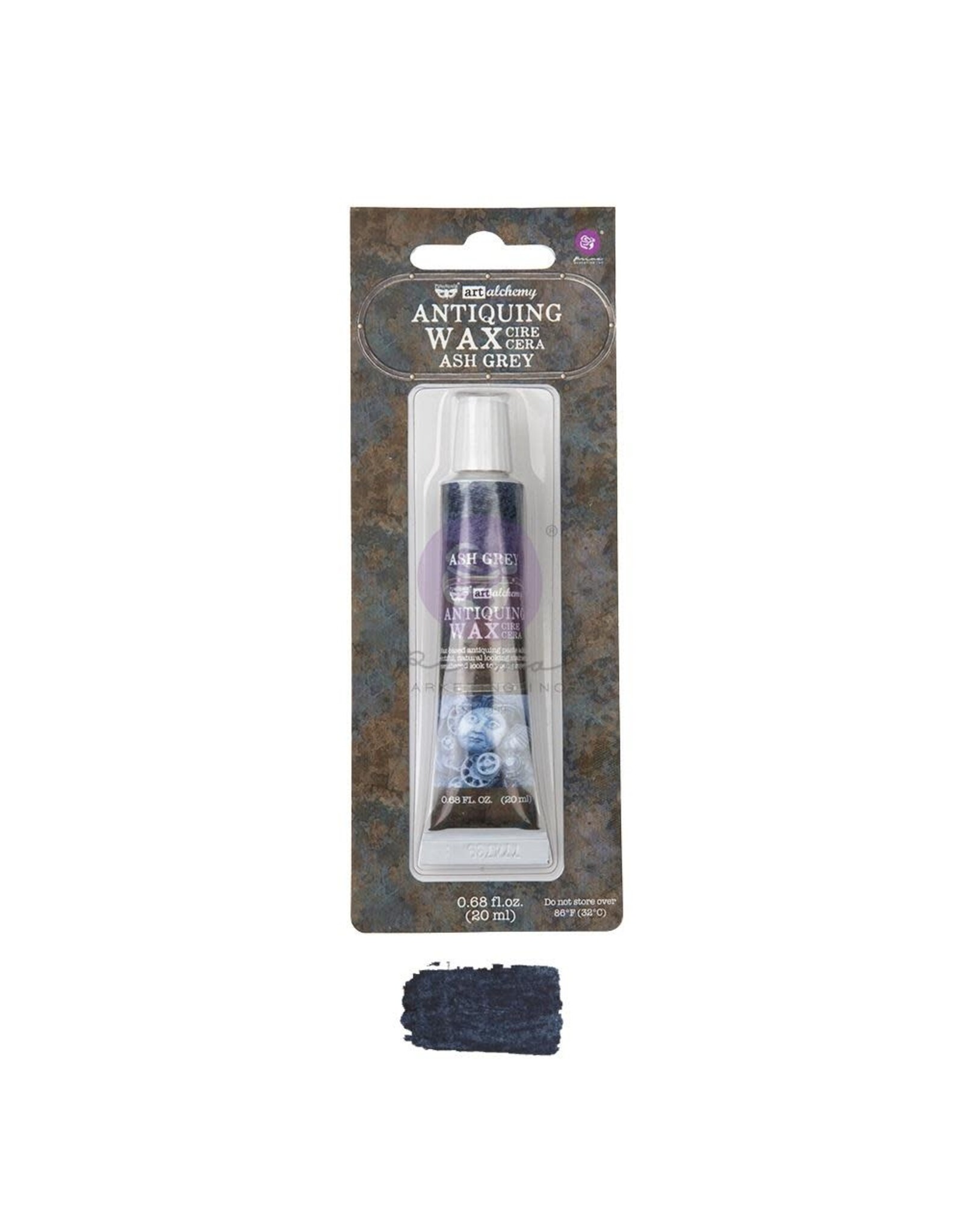 PRIMA PRIMA FINNABAIR ART ALCHEMY ASH GREY ANTIQUING WAX 20ML