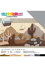 AMERICAN CRAFTS AMERICAN CRAFTS PRECISION  NEUTRAL/TEXTURED CARDSTOCK 12X12 60PK