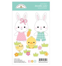 DOODLEBUG DESIGNS DOODLEBUG DESIGN BUNNY & FRIENDS DOODLE CUTS DIE SET