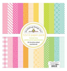 DOODLEBUG DESIGN DOODLEBUG DESIGN BUNNY HOP PETITE PRINTS 12x12 PAPER PACK 24 SHEETS