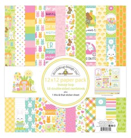 DOODLEBUG DESIGN DOODLEBUG DESIGN BUNNY HOP 12x12 PAPER PACK