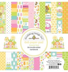 DOODLEBUG DESIGN DOODLEBUG DESIGN BUNNY HOP 6x6 PAPER PAD 24 SHEETS