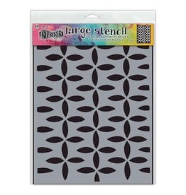 RANGER DYLUSIONS RETRO GRID LARGE 9X12 STENCIL