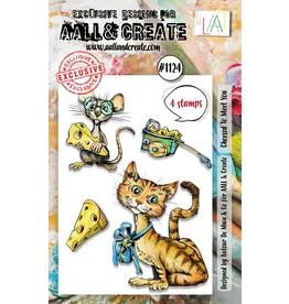 AALL & CREATE AALL & CREATE AUTOUR DE MWA #1124 CHEESED TO MEET YOU A7 CLEAR STAMP