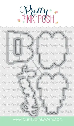 PRETTY PINK POSH BIRTHDAY TRAIN COORDINATING DIE SET