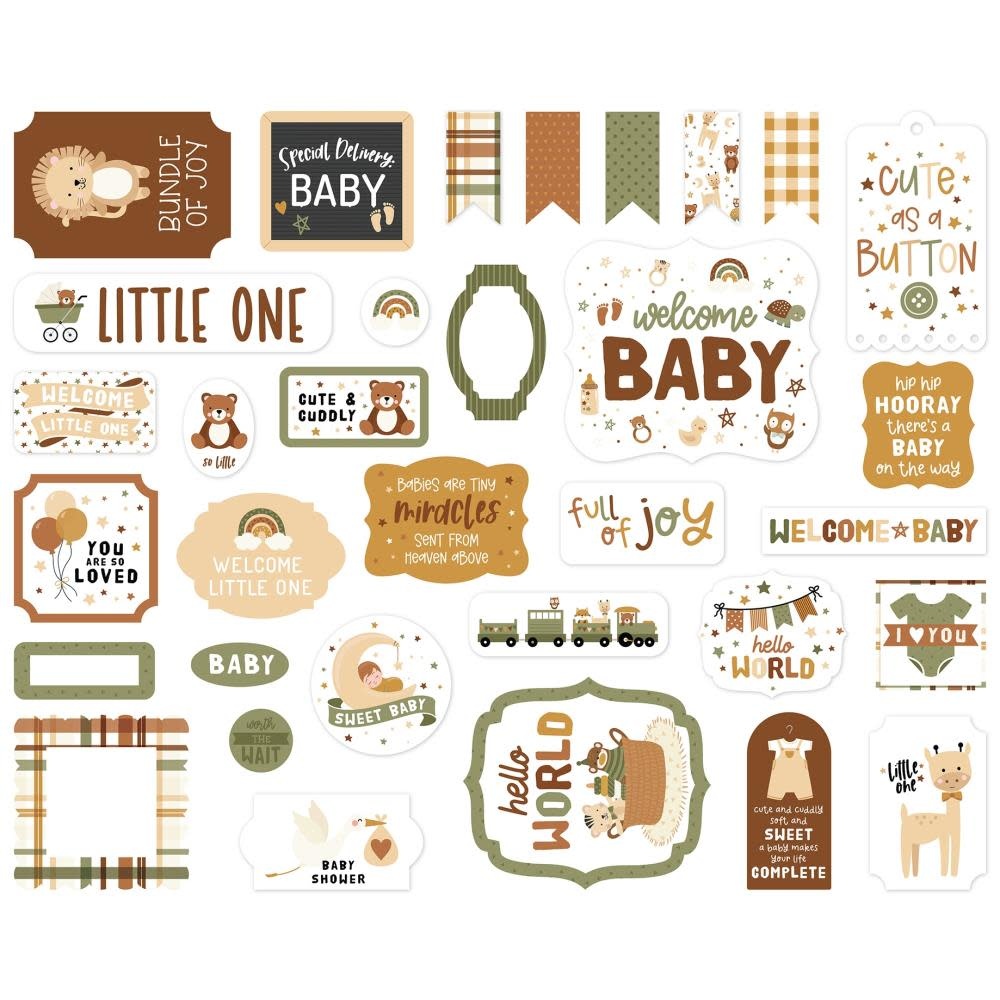 ECHO PARK PAPER ECHO PARK LORI WHITLOCK SPECIAL DELIVERY: BABY EPHEMERA 33/PK