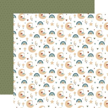 ECHO PARK PAPER ECHO PARK LORI WHITLOCK SPECIAL DELIVERY: BABY BOY SLEEPY BABY BOY 12x12 CARDSTOCK