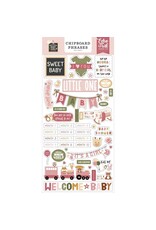ECHO PARK PAPER ECHO PARK LORI WHITLOCK SPECIAL DELIVERY: BABY GIRL 6x13 CHIPBOARD PHRASES
