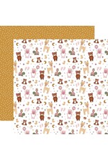 ECHO PARK PAPER ECHO PARK LORI WHITLOCK SPECIAL DELIVERY: BABY GIRL BABY GIRL'S ANIMALS 12x12 CARDSTOCK