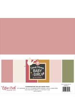 ECHO PARK PAPER ECHO PARK LORI WHITLOCK SPECIAL DELIVERY: BABY GIRL COORDINATING SOLIDS 12x12 PAPER PACK