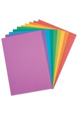 SIZZIX SIZZIX SURFACEZ ASSORTED COLORS JEWEL COLLECTION REVEALZ SANDABLE A4 CARDSTOCK 40 SHEETS