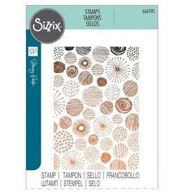 SIZZIX SIZZIX STACEY PARK COSMOPOLITAN, ECLIPTIC CLEAR STAMP SET