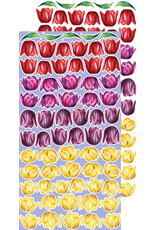CRAFT O'CLOCK CRAFT O'CLOCK TULIP LOVE EXTRAS SET FLOWER, TULIP 6x12  COLLECTION PACK 18 SHEETS