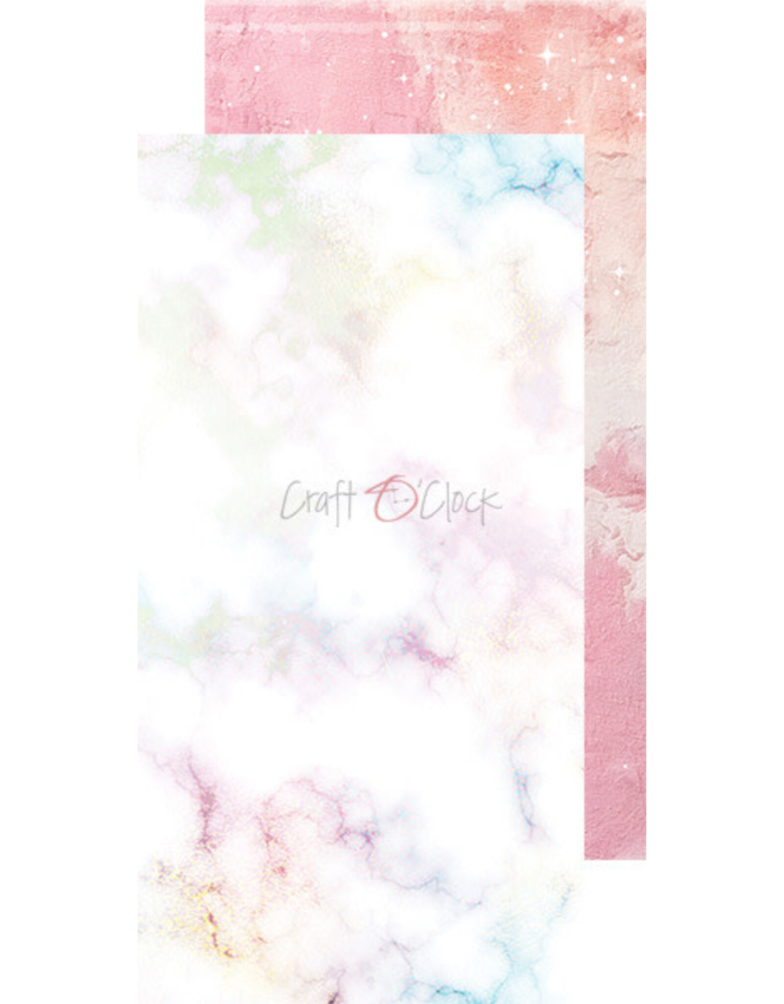 CRAFT O'CLOCK CRAFT O'CLOCK INICORN SWEET BASIC PAPERS  SET 6x12  COLLECTION PACK 18 SHEETS