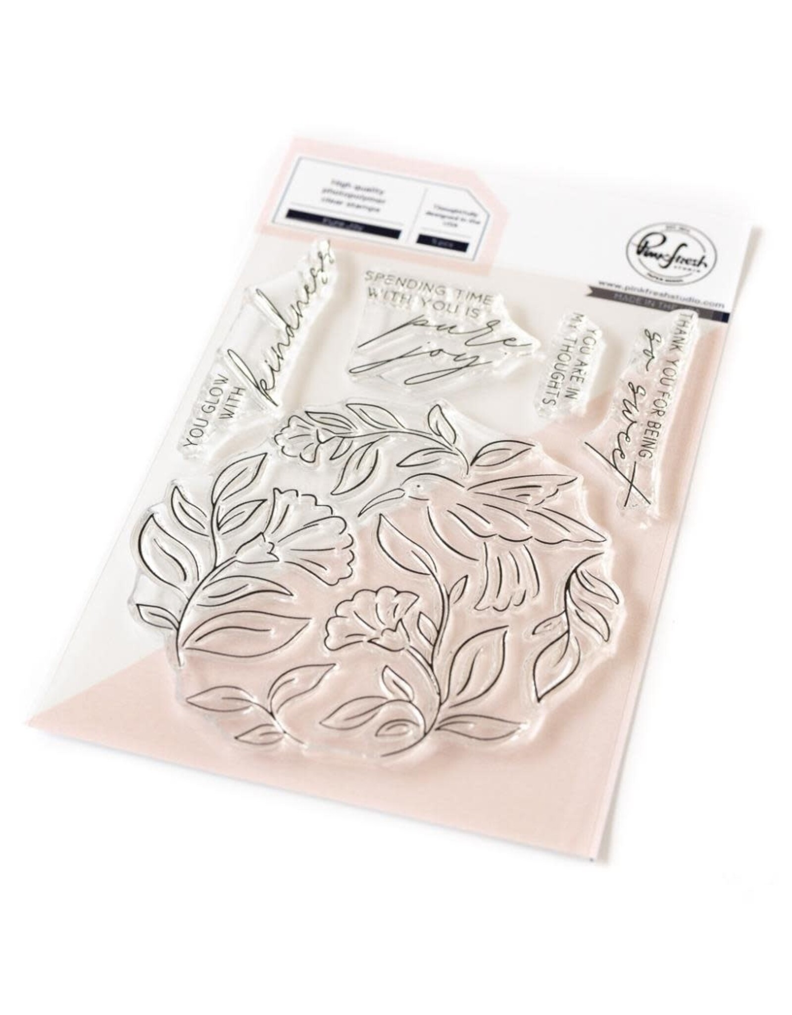 PINKFRESH PINKFRESH STUDIO PURE JOY CLEAR STAMP SET