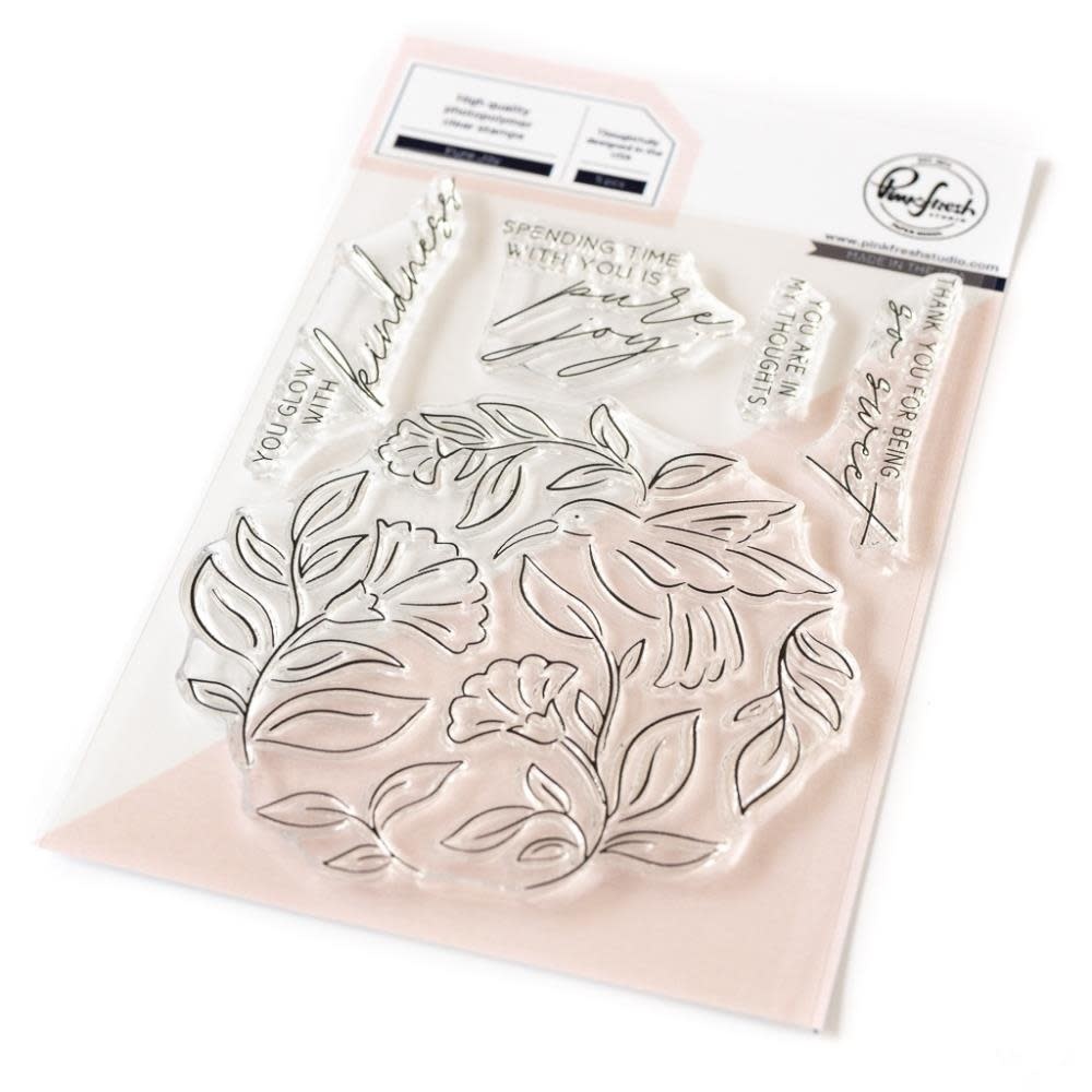 PINKFRESH PINKFRESH STUDIO PURE JOY CLEAR STAMP SET