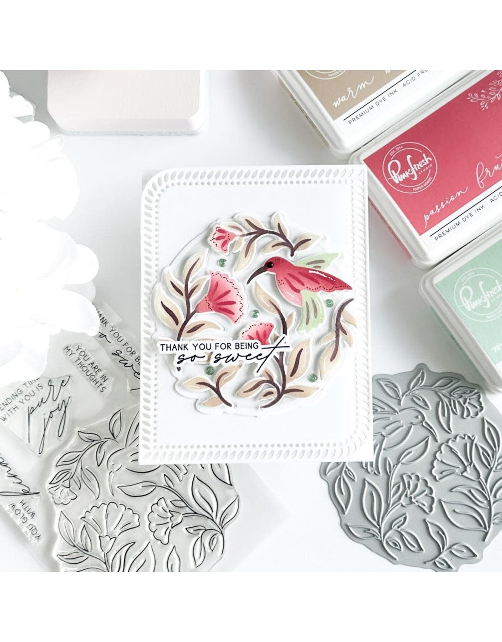 PINKFRESH PINKFRESH STUDIO PURE JOY CLEAR STAMP SET