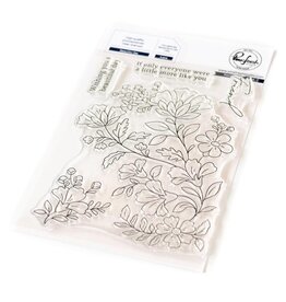 PINKFRESH PINKFRESH STUDIO BEAUTIFUL DAY BUNDLE CLEAR STAMP DIE HOT FOIL PLATE & STENCIL SET