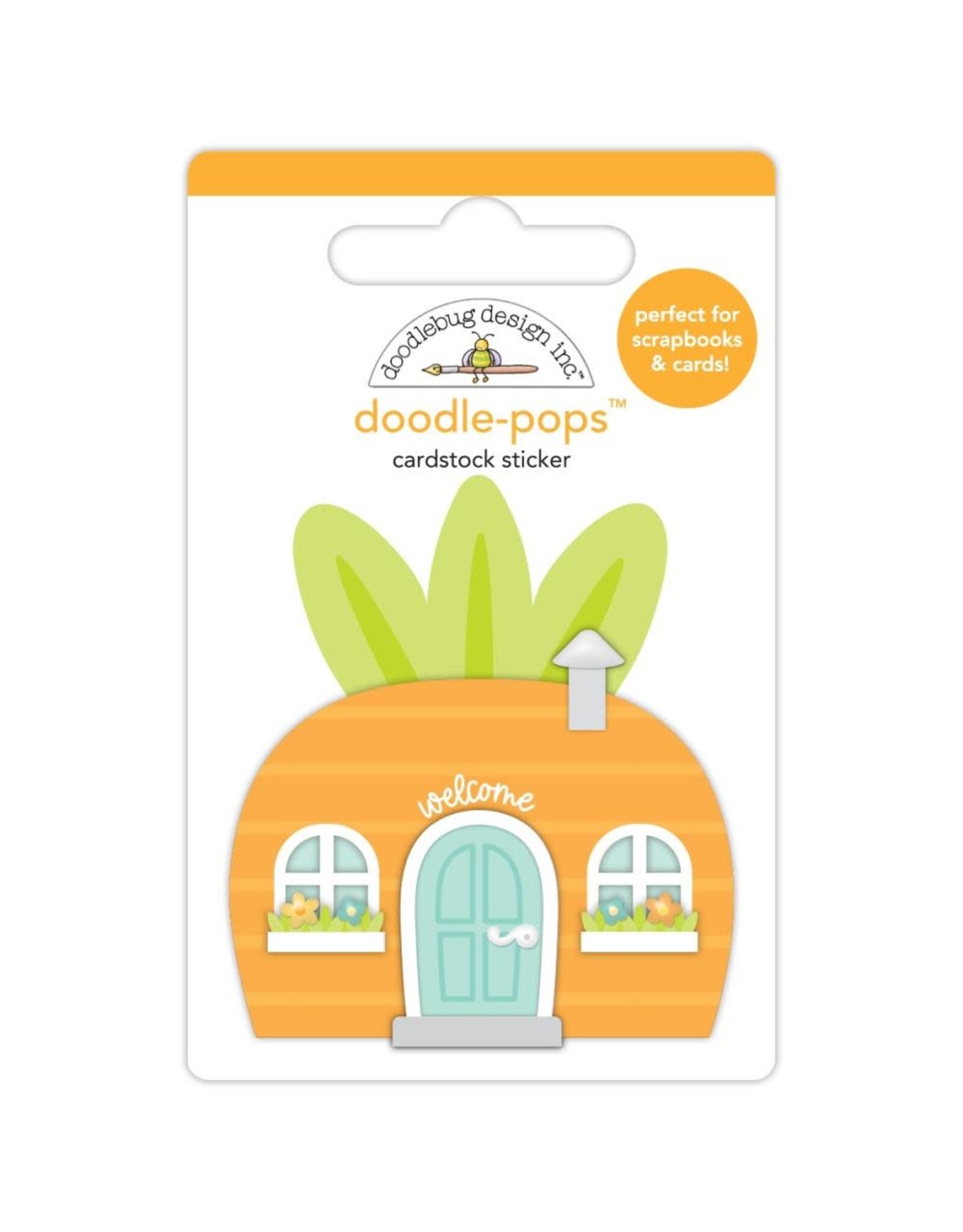DOODLEBUG DESIGN DOODLEBUG DESIGN CARROT TOP DOODLE-POPS STICKERS