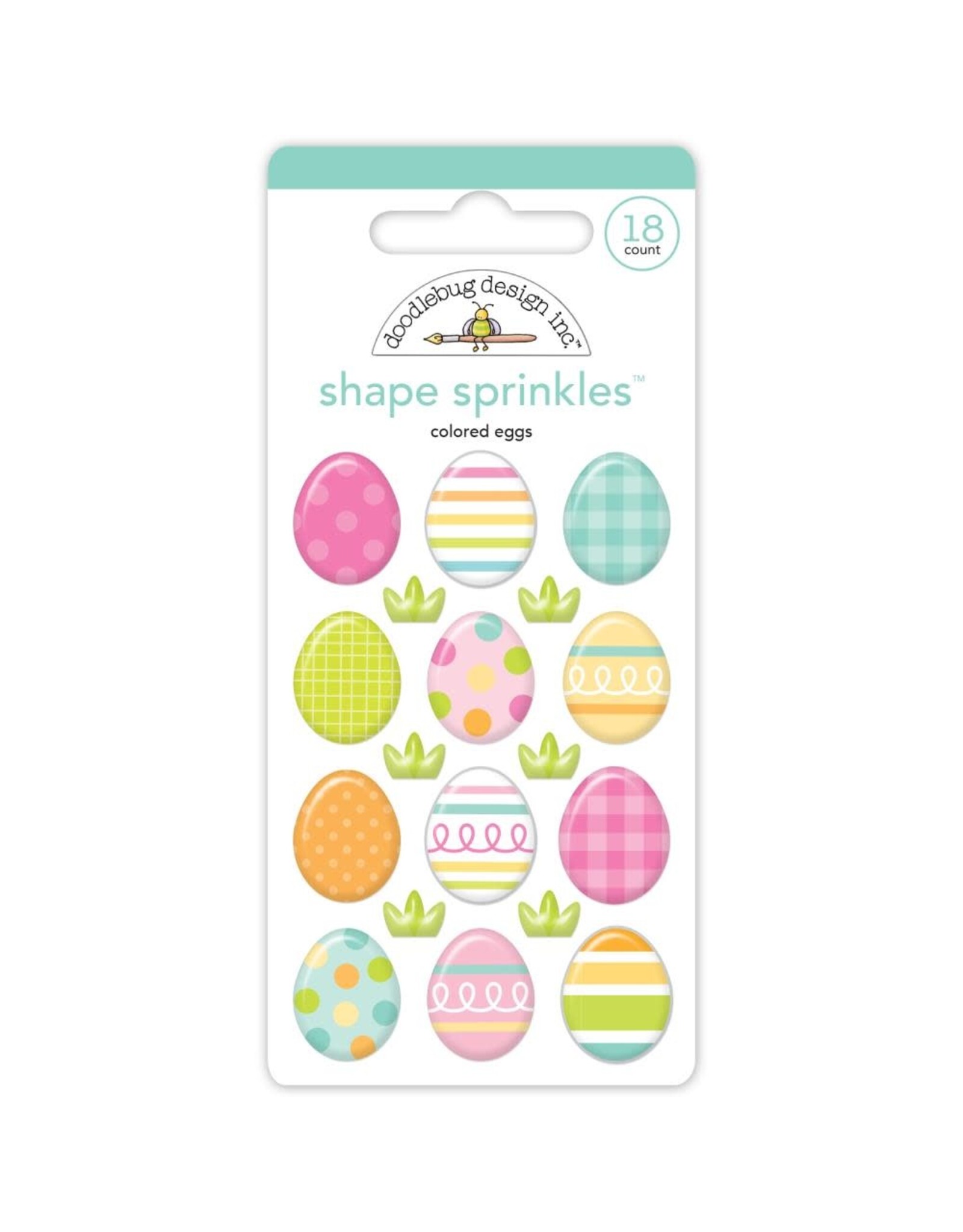DOODLEBUG DESIGN DOODLEBUG DESIGN COLORED EGGS SHAPE SPRINKLES