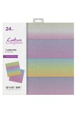 CRAFTERS COMPANION CRAFTERS COMPANION OMBRÉ GLITTER 12x12 CARD PAD