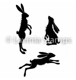LAVINIA STAMPS LAVINIA WHIMSICAL HARES CLEAR STAMP SET