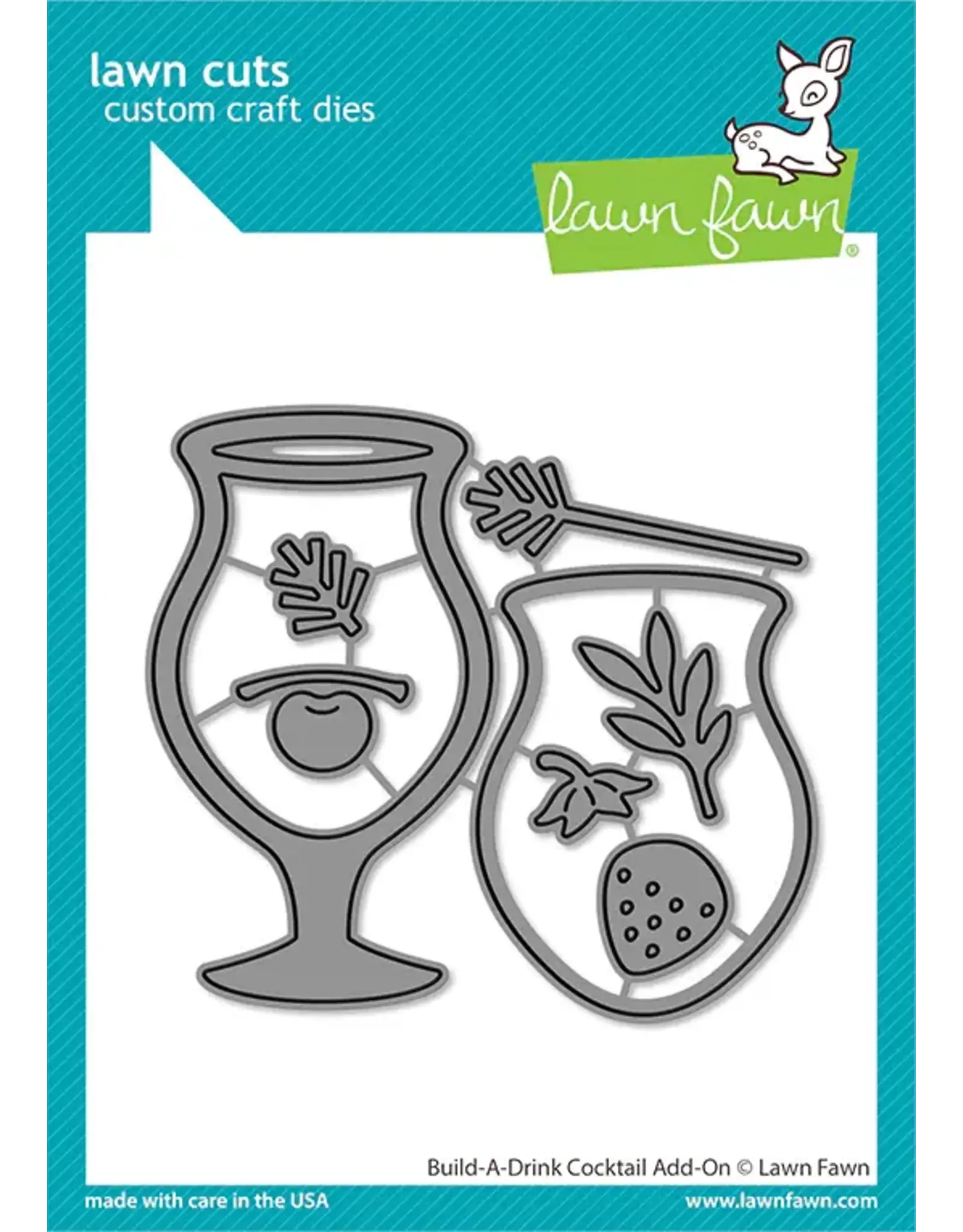 LAWN FAWN LAWN FAWN BUILD-A-DRINK COCKTAIL ADD-ON DIE SET