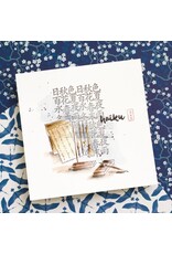 CHOU & FLOWERS CHOU & FLOWERS COLLECTION SOLEIL LEVANT CALLIGRAPHIE CLEAR STAMP SET