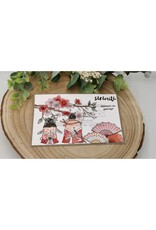 CHOU & FLOWERS CHOU & FLOWERS COLLECTION SOLEIL LEVANT DOUDOU SAMOURAI CLEAR STAMP
