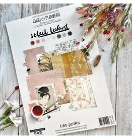 CHOU & FLOWERS CHOU & FLOWERS COLLECTION SOLEIL LEVANT LES JUNKS A4 PAPER CALQUES COLLECTION