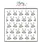 PRETTY PINK POSH LAYERED BUNNY FACES 6x6 STENCIL SET 3/PK