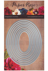 PAPER ROSE PAPER ROSE DIE SET STITCHED OVALS