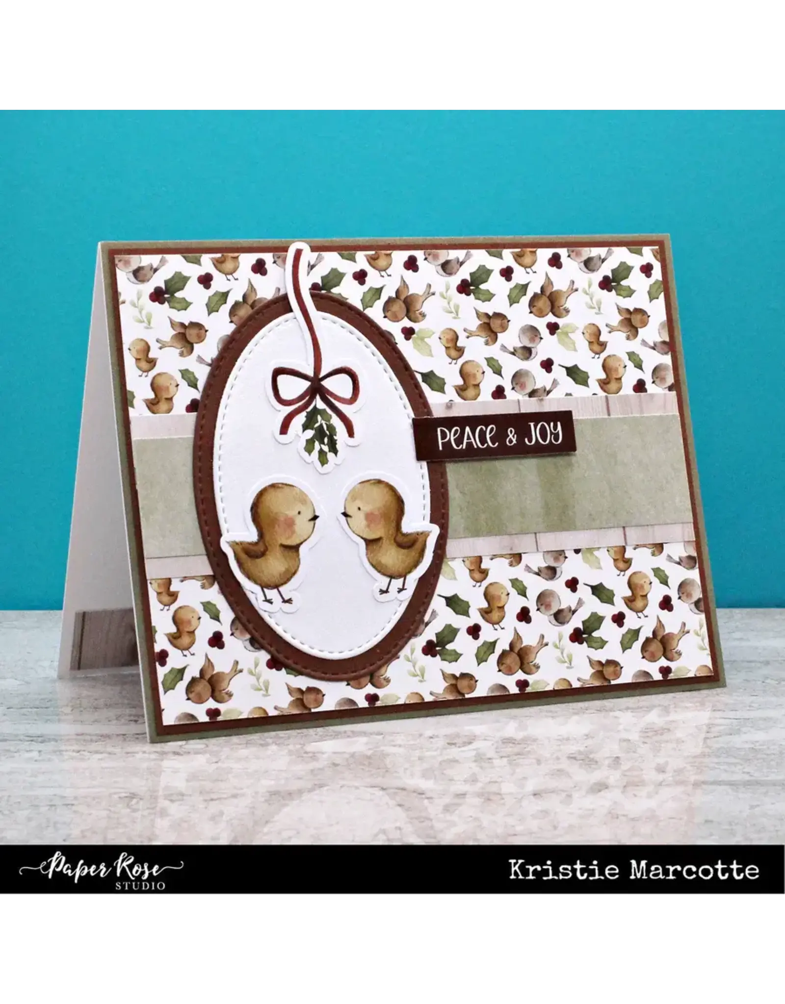 PAPER ROSE PAPER ROSE DIE SET STITCHED OVALS