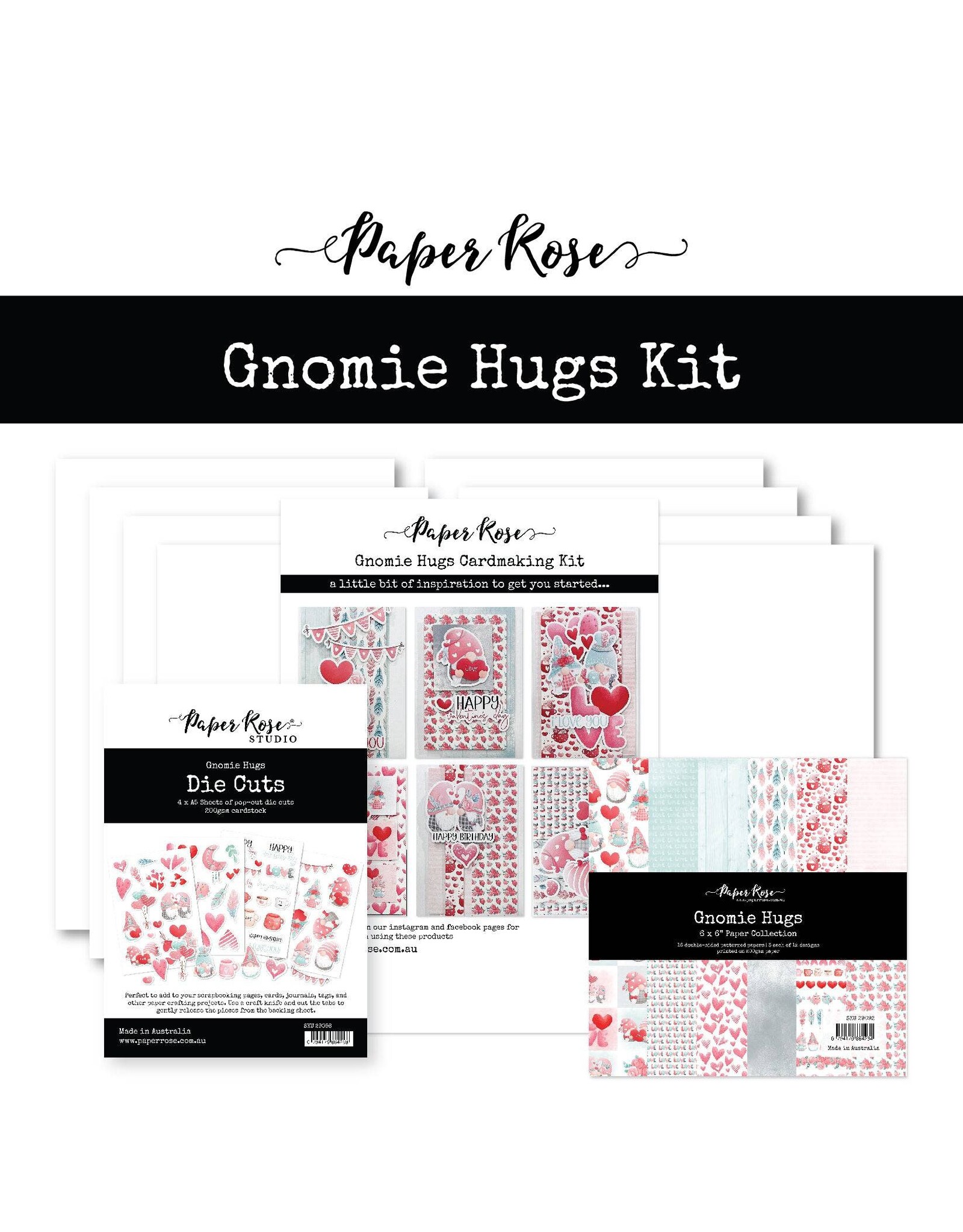 PAPER ROSE PAPER ROSE GNOMIE HUGS CARDMAKING KIT