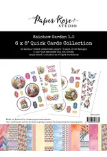 PAPER ROSE PAPER ROSE RAINBOW GARDEN 1.0 6x8 QUICK CARDS COLLECTION