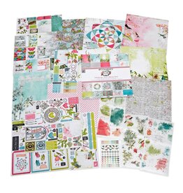 49 AND MARKET 49 AND MARKET KALEIDOSCOPE COLLECTION BUNDLE WITH CUSTOM CHIPBOARD