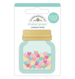 DOODLEBUG DESIGNS DOODLEBUG DESIGN SAVING ALL MY LOVE SHAKER-POPS STICKERS