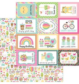 DOODLEBUG DESIGNS DOODLEBUG DESIGN HELLO AGAIN 12x12 DOUBLE SIDED CARDSTOCK