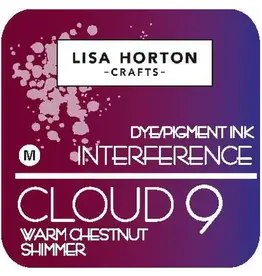 LISA HORTON CRAFTS LISA HORTON CRAFTS CLOUD 9 INTERFERENCE DYE/PIGMENT INK - WARM CHESTNUT SHIMMER