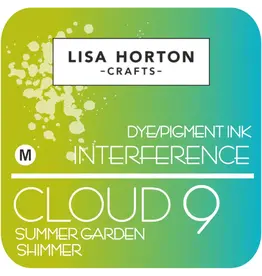 LISA HORTON CRAFTS LISA HORTON CRAFTS CLOUD 9 INTERFERENCE DYE/PIGMENT INK - SUMMER GARDEN SHIMMER