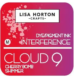 LISA HORTON CRAFTS LISA HORTON CRAFTS CLOUD 9 INTERFERENCE DYE/PIGMENT INK - CHERRY BOMB SHIMMER