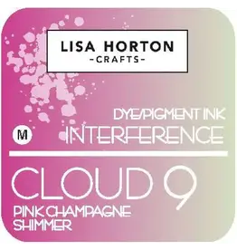 LISA HORTON CRAFTS LISA HORTON CRAFTS CLOUD 9 INTERFERENCE DYE/PIGMENT INK - PINK CHAMPAGNE SHIMMER