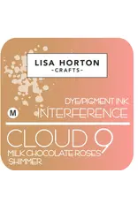 LISA HORTON CRAFTS LISA HORTON CRAFTS CLOUD 9 INTERFERENCE DYE/PIGMENT INK - MILK CHOCOLATE ROSES SHIMMER