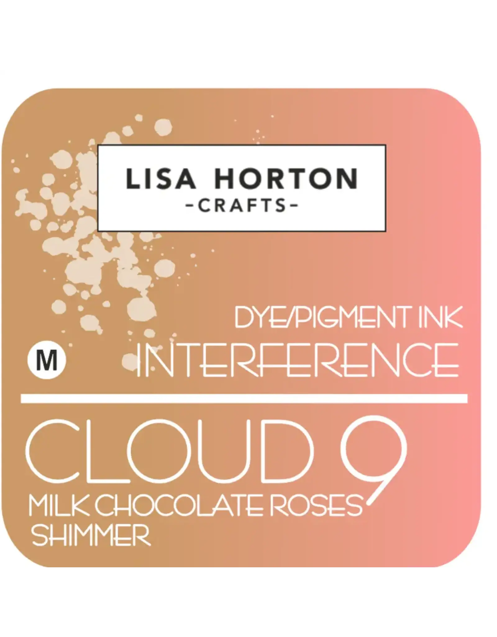 LISA HORTON CRAFTS LISA HORTON CRAFTS CLOUD 9 INTERFERENCE DYE/PIGMENT INK - MILK CHOCOLATE ROSES SHIMMER