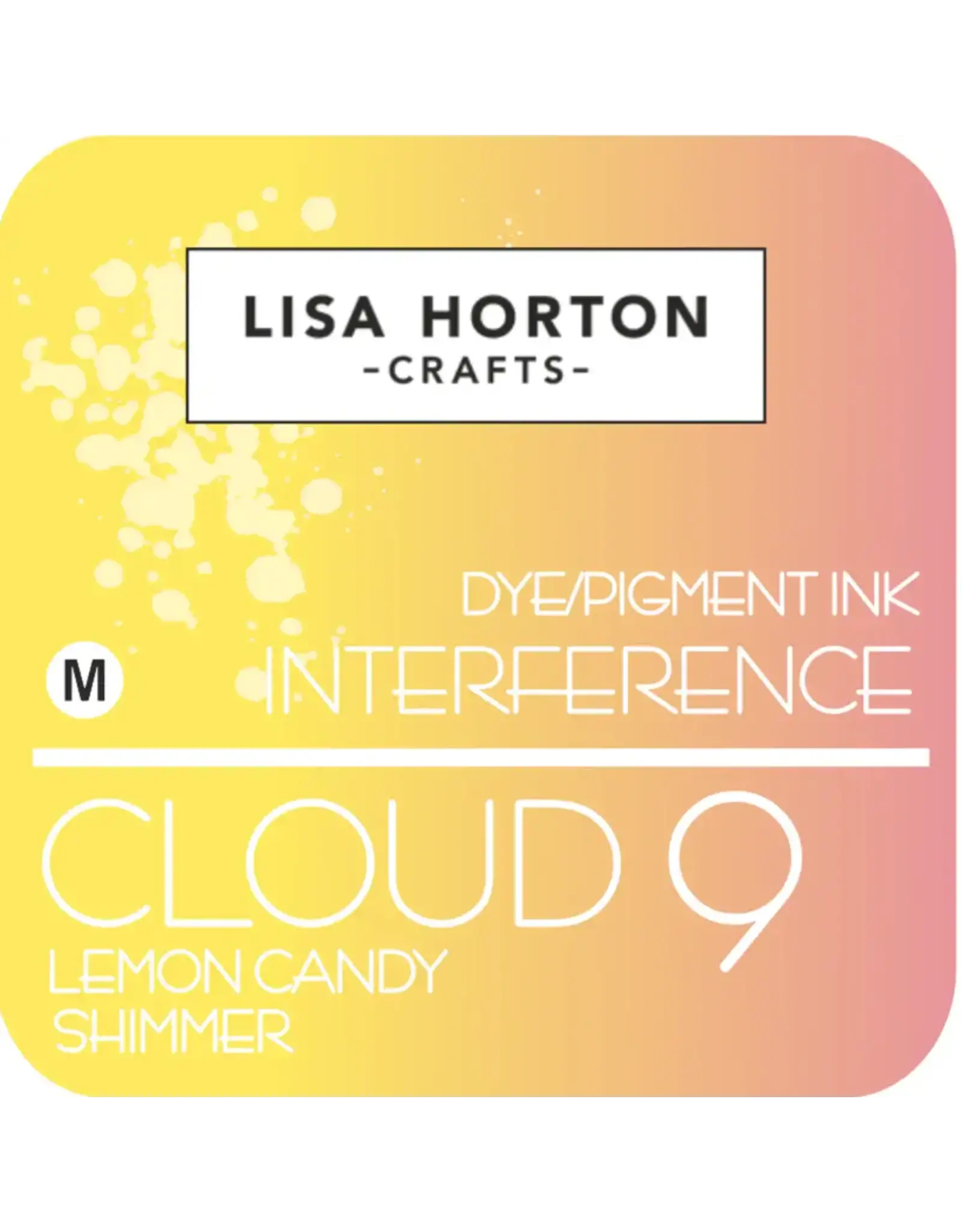 LISA HORTON CRAFTS LISA HORTON CRAFTS CLOUD 9 INTERFERENCE DYE/PIGMENT INK - LEMON CANDY SHIMMER