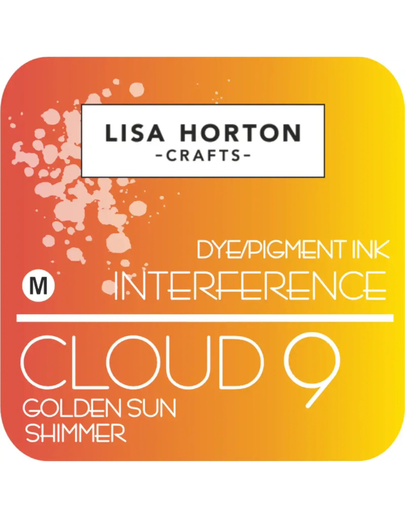 LISA HORTON CRAFTS LISA HORTON CRAFTS CLOUD 9 INTERFERENCE DYE/PIGMENT INK - GOLDEN SUN SHIMMER