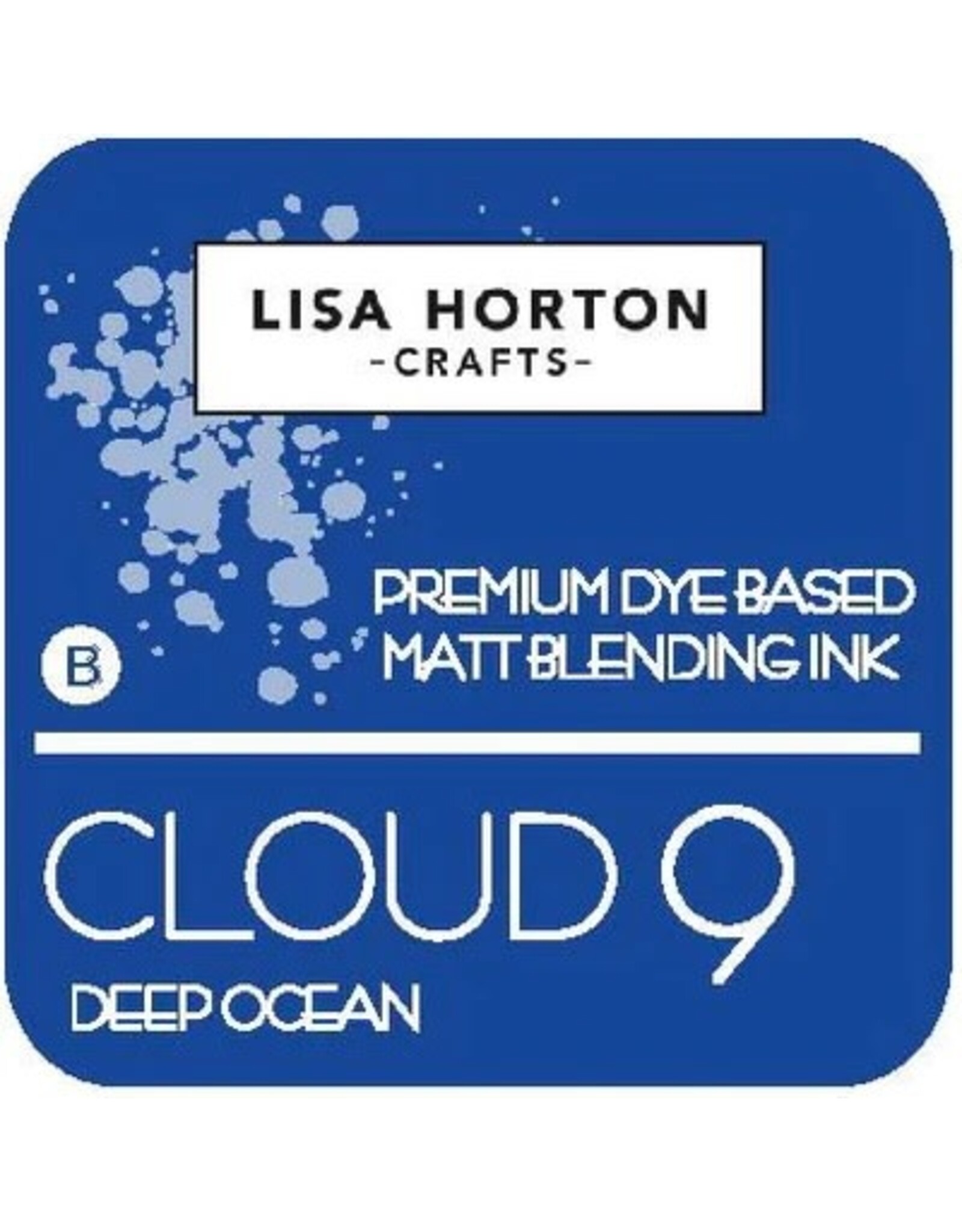 LISA HORTON CRAFTS LISA HORTON CRAFTS CLOUD 9 MATT BLENDING INK - DEEP OCEAN
