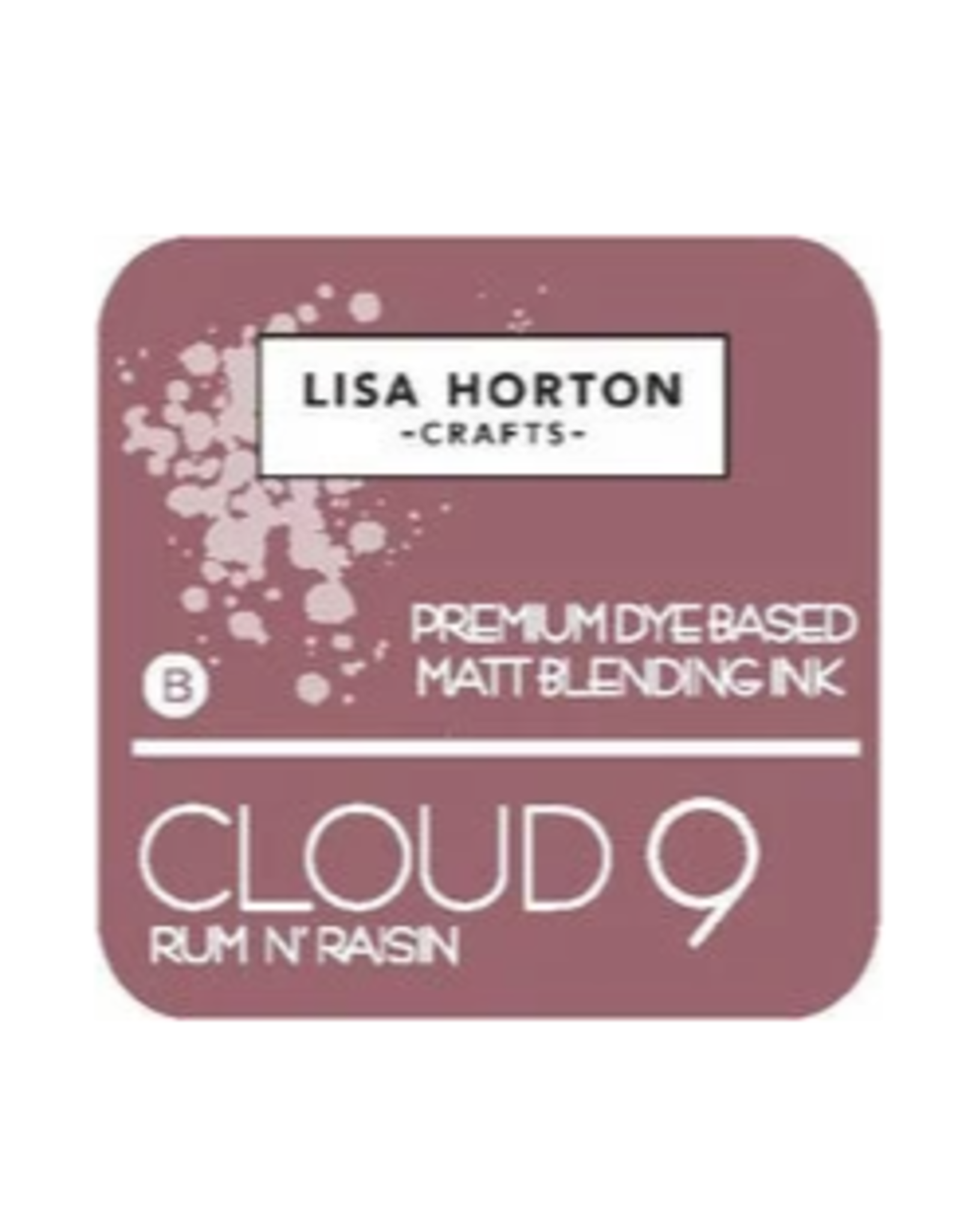 LISA HORTON CRAFTS LISA HORTON CRAFTS CLOUD 9 MATT BLENDING INK - RUMN' RAISIN