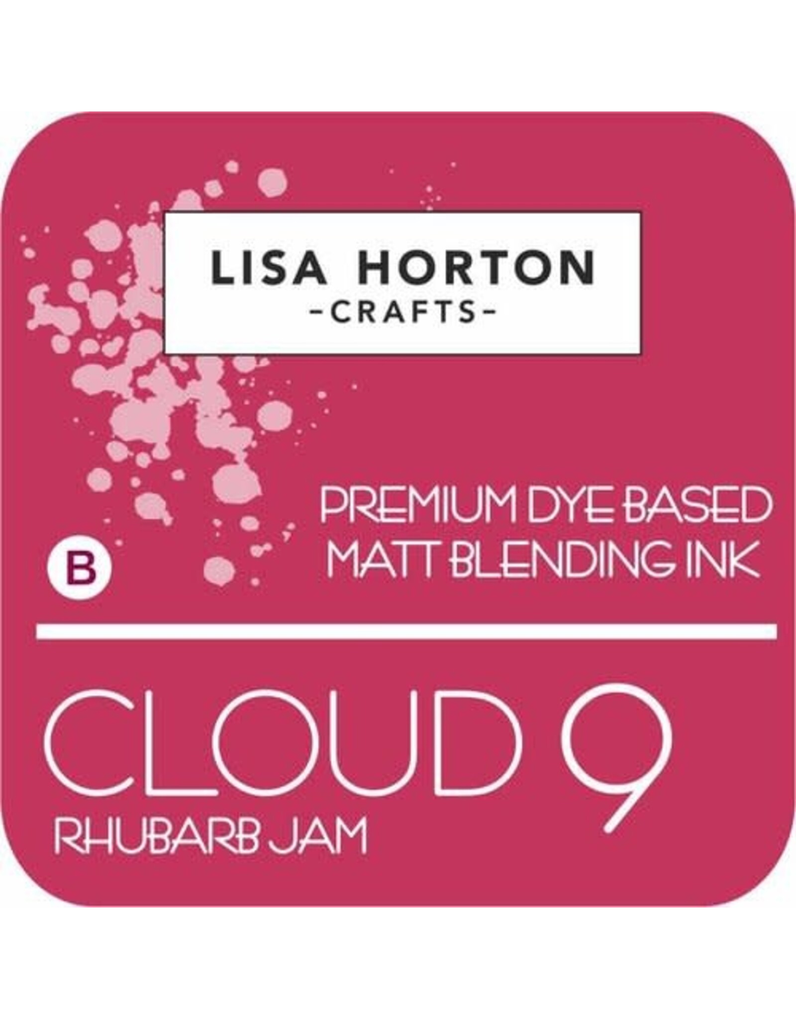 LISA HORTON CRAFTS LISA HORTON CRAFTS CLOUD 9 MATT BLENDING INK - RHUBARB JAM