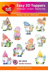 HEARTY CRAFTS HEARTY CRAFTS GARDEN GNOMES EASY 3D TOPPERS